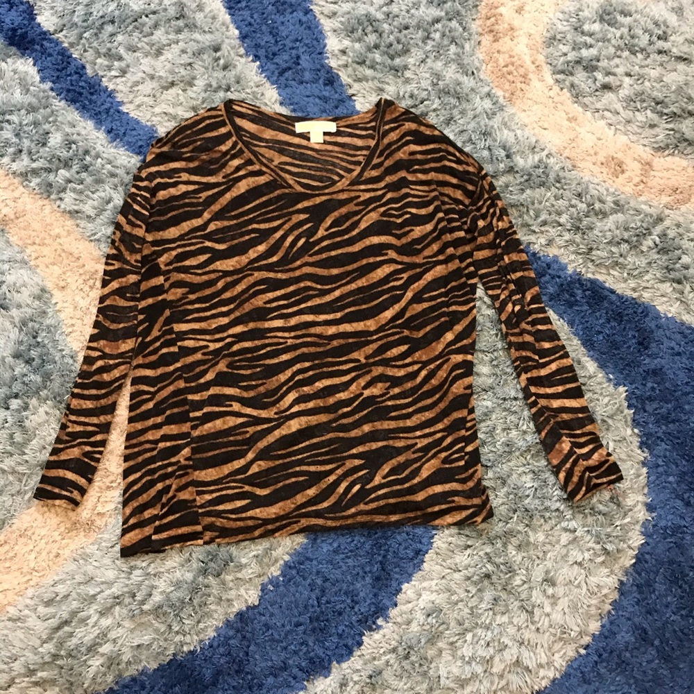 MICHAEL Michael Kors tiger print top
